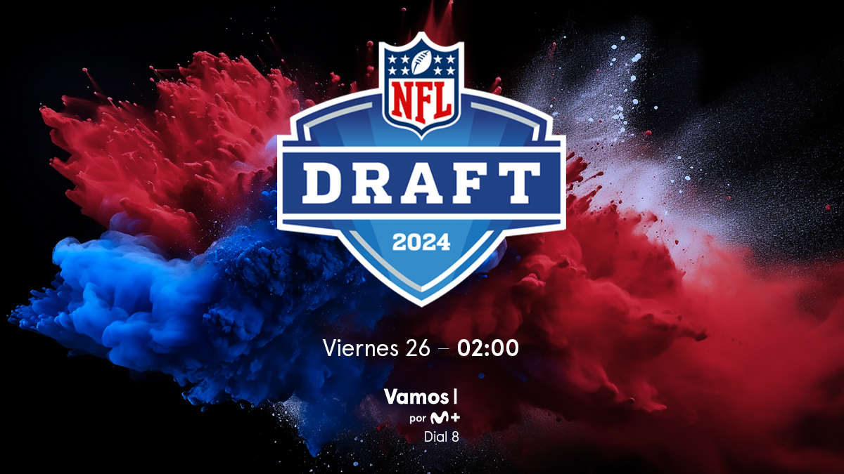 VamosMPlus's tweet photo. Qué❓
𝗗𝗿𝗮𝗳𝘁 𝗡𝗙𝗟 𝟮𝟬𝟮𝟰

Cuándo❓
Madrugada del jueves 25 al viernes 26 a las 02:00

Dónde❓
En Vamos por M+ (dial 8), por 14 euros al mes, seas del operador que seas.

Con quiénes❓
Con @JavierLZ, @Rubenibg y @AlvaroRRY 

Con qué HT❓
#InterceptadosPorLaNFL https://t.co/YdxJiwdCUV