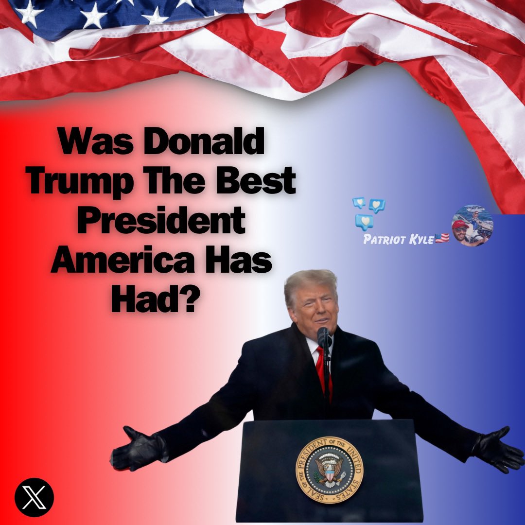 Was Trump the best President America has had? I’d say he was 🇺🇸 #Trump2024 #FJBiden #TRUMP2024ToSaveAmerica