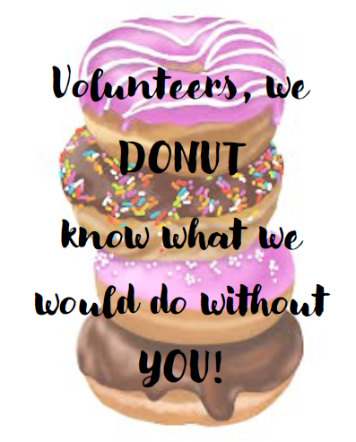 Happy National Volunteer Week! Thank you to @hilligossbakery for helping BEF honor and celebrate its volunteers!