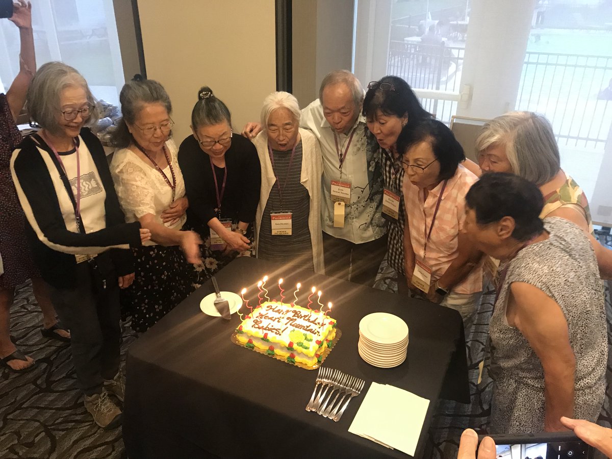 .@HeartMountainWY has the unique honor of working with former incarcerees & their decedent's who leads visitor on a tours & speak on panels held at the Interpretive Center. Including 556 individuals who were born at Heart Mountain! #IMLSmedals