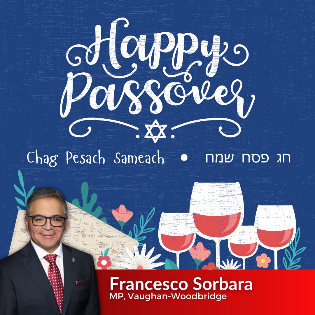 As families in Vaughan-Woodbridge & across 🇨🇦 gather around the Seder table, reading from the Haggadah and hunting for the afikomen, we reflect on the journey from bondage to freedom. Wishing all those celebrating a Happy Passover! Chag Pesach Sameach! חג פסח שמח!