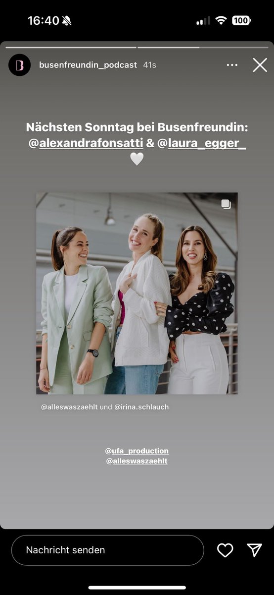 RTrain_BNasty's tweet photo. Laura und Alex sind kommenden Sonntag in der neuen Folge vom Busenfreundin Podcast #chiava #awz https://t.co/NbmgDwx3bv