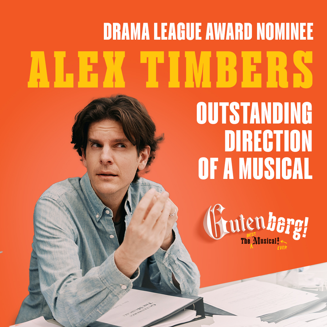 Darn tootenberg! #GutenbergBway has been nominated for 4 Drama League awards including OUTSTANDING REVIVAL OF A MUSICAL!