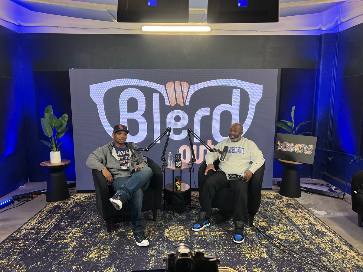 📸 Sneak a peek behind the scenes with guest Darrin Dortch! Join us for an exclusive look at the making of our latest BlerdOut! Click the link in our bio to watch and listen! #BTS #BlerdOut #EntertainmentIndustry