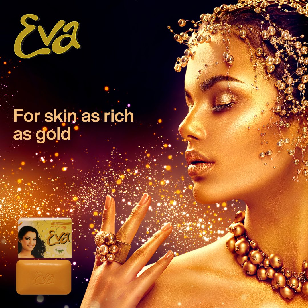 Evasoapng's tweet photo. Unveil the dazzling you! ✨ Eva Gold soap leaves you radiant with skin as rich as gold.
Wash away worries and reveal your most confident self
#Eva #EvaNigeria #EvaGold https://t.co/qWNEbEhrCU
