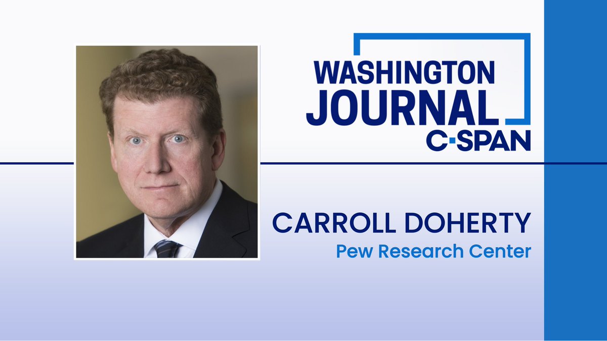 MON| Carroll Doherty (@CarrollDoherty) Director of Political Research at the Pew Research Center, discusses Pew's new research on how party identification has shifted over the past three decades. Watch live at 9:15am ET!