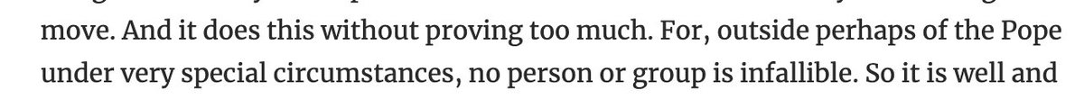 Just remembered I got Papal infallibility into a publication (academic.oup.com/monist/article… or for free at: liamkofibright.com/uploads/4/8/9/…). Huge L for 'I F'ckin Love Science' types, you all have to convert to Catholicism now it's peer reviewed. Huge W for Jesus and His bride the Church tho.