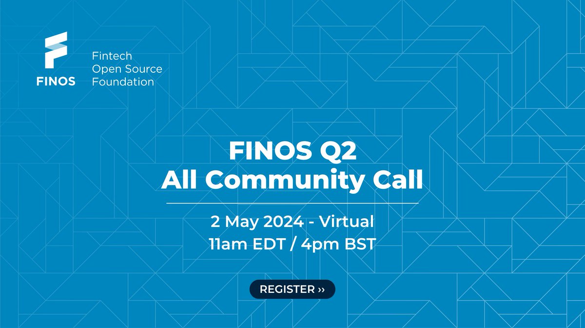 📆 Join us Thursday May 2nd at 11am EDT / 4pm BST for our Virtual Q2 'All Community Call' for a sneak peak into #OSFF2024 London and and a view of what's happening in FINOS this quarter and beyond. Register Now! ➡️ bit.ly/3xG1ysG #fintech #regtech #financialservices