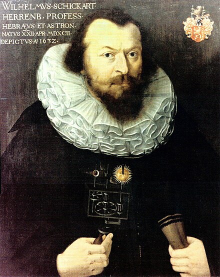 Wilhelm #Schickard (nacido 22 de abril de 1592 en la ciudad de #Herrenberg-muerto en 1635 en #Tubinga) fue un matemático #alemán, famoso por haber construido la primera #calculadora automática en el año 1623