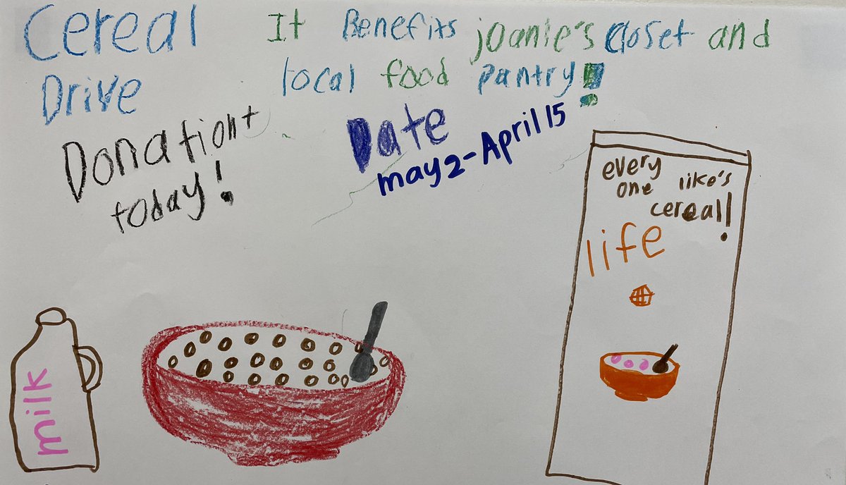 The #SethPaine cereal drive is underway! Our students are donating cereal boxes to benefit Joanie’s Closet and our local food pantry. Amistad showed up with the most boxes last week. We’ll see which House brings in the most this week! 

#DragonPride #Empower95 #HouseofGivers