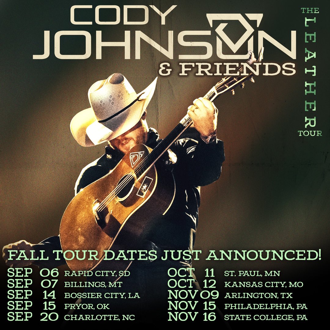 New dates for The Leather Tour, #CoJoNation!!