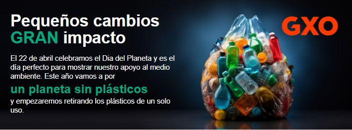 gxologistics_es's tweet photo. En @GXO hacemos una #logística sostenible y queremos lograr un planeta sin plásticos.  Reducimos residuos, reciclamos, consumimos renovables,...ahora vamos a por los plásticos!!! #DiadeLaTierra #sostenibilidad #plasticfreefuture https://t.co/73o6oAjcDo
