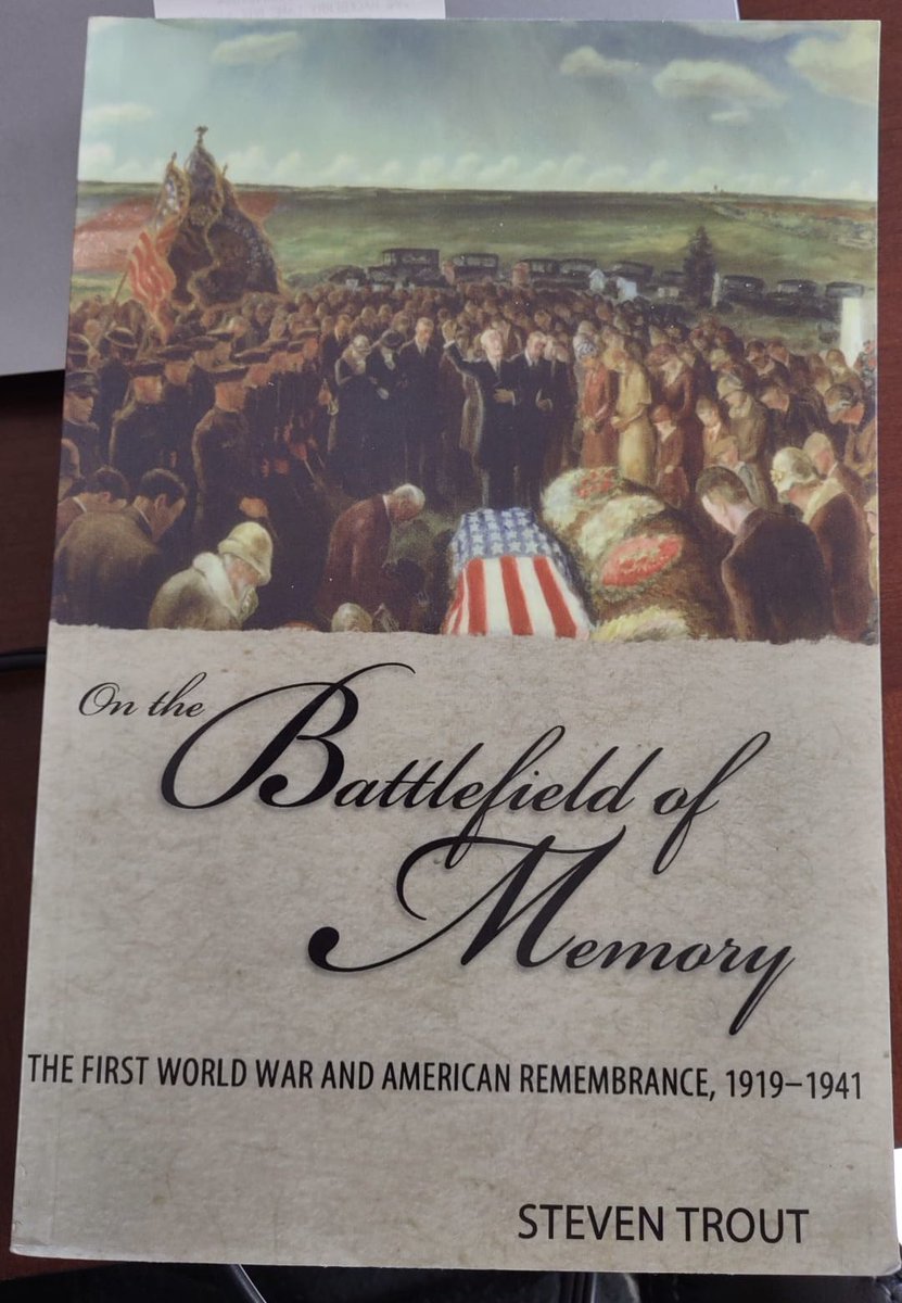 I *was* working on a writing deadline until @pptsapper sent me excerpts from this book. I’m now in a rabbit hole about Eisenhower’s contributions to the first @usabmc guidebook and his “final #pilgrimage” to the #WWI #battlefields (until post-WWII). I’m buying this book ASAP.
