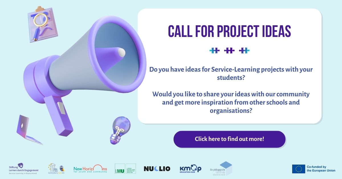 SLEADproject's tweet photo. 🌟Call for Project Ideas!🌟
We're hunting for projects promoting cross-border teamwork and democratic values.

👉Submit here: https://t.co/c49qTxyhqF

Your idea might win you a coaching session and up to 600 euros in travel funding to craft a project at another European school. https://t.co/3MbSZCYri4