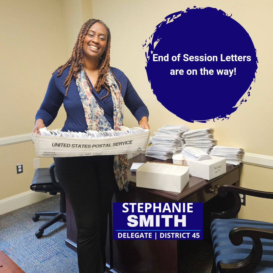 Thousands of 45th District neighbors will soon receive my End of Session Letters summarizing Maryland's 2024 legislative session. I'm excited to share more about the passage of 13 bills I sponsored and over $2M in capital investments across the district. #Working4MD