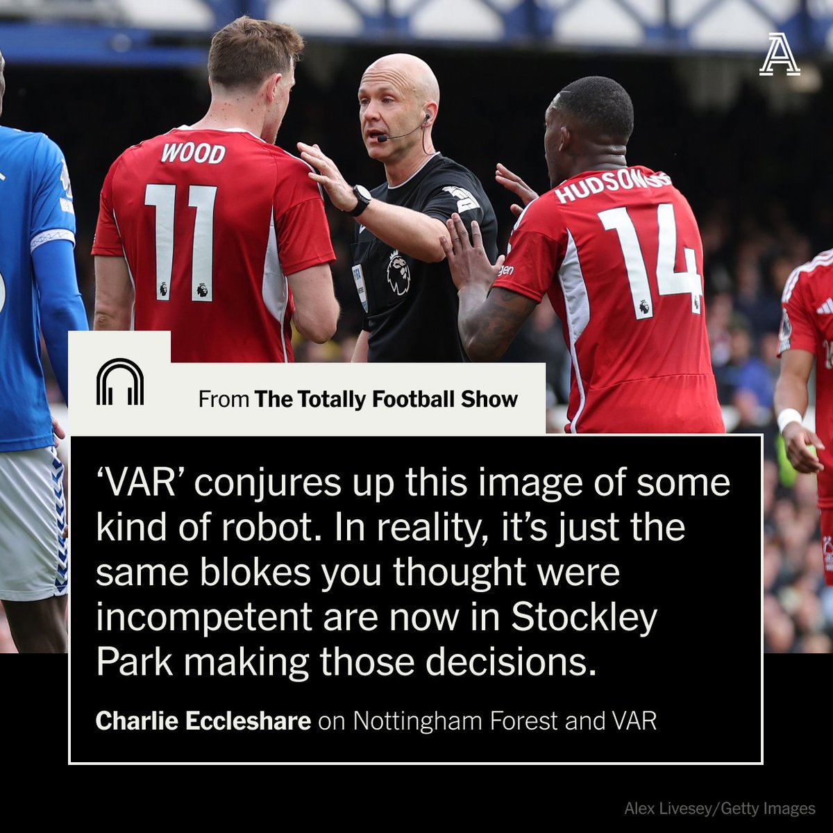 Is VAR still misunderstood? @CDEccleshare says it's important to acknowledge football remains subjective even with the addition of video technology... 🎙️ @TheTotallyShow 🎧 Full episode: theathletic.lnk.to/totallyTX
