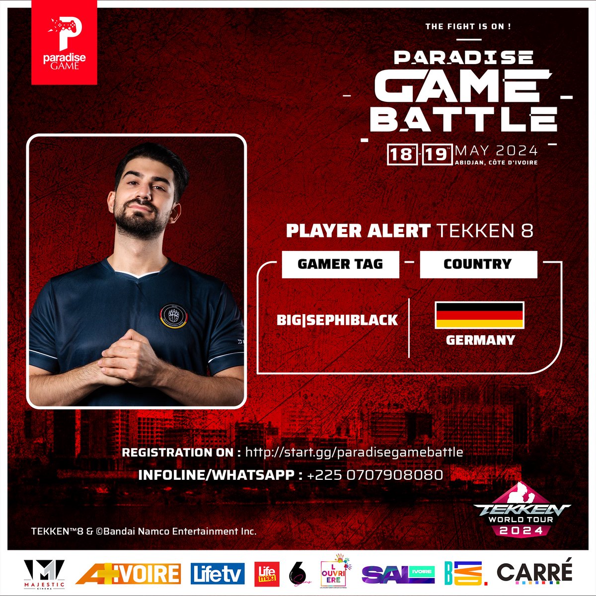 🚨Get ready for this new challenger 🚨 @Sephiblack has booked his ticket for #Paradisegamebattle2024 Registration : bit.ly/PGBattle2024