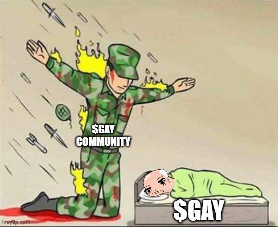 showmasterwatch's tweet photo. $GAY community protecting holders from the jeetz.

Someone Suck his dck pls thanks. https://t.co/9ExBjCSQb9