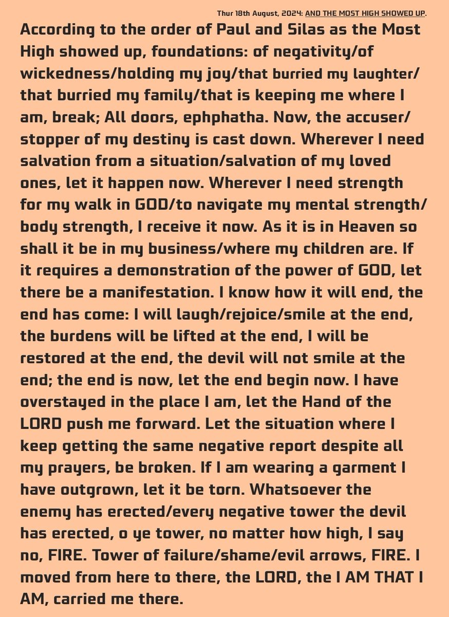 AND THE MOST HIGH SHOWED UP!!!
WHAT GOD CANNOT DO DOES NOT EXIST!!! 
#NSPPD #7amFirePrayers by #PastorJerryEze #NSPPDWordofknowledge #welovepastorjerry  #pray #NSPPDIS4 18th April 2024