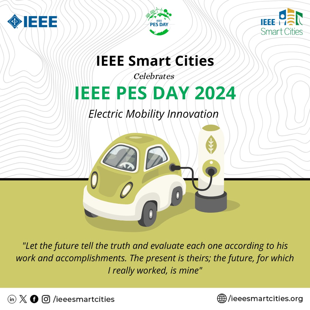 Join us for IEEE PES Day and dive into the dynamic world of electrical power and energy. From groundbreaking advancements to collaborative networking, let's celebrate the driving force behind our electrifying future!

#IEEE #PESDay #PoweringTheFuture  #ElectricityRevolution