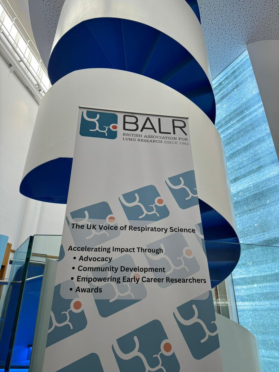 #LiveNow

The British Association for Lung Research Conference 2024 #BALR2024 is taking place now at @DiscoveryDundee 

Event hosted by @ProfJDChalmers, @Shoemelia, @MereteLong, @BALRcommunity