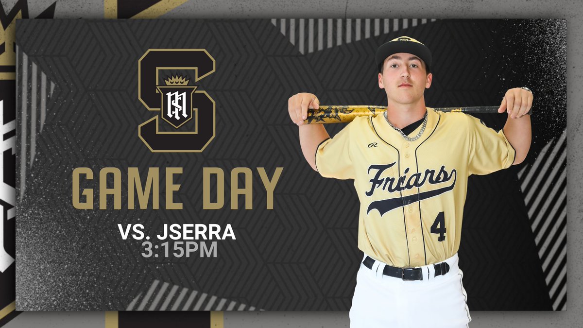 Trinity League play wraps week as your Friar take on JSerra for a three-game series. 1st pitch today at Servite at 3:15pm. #credo #gofriars