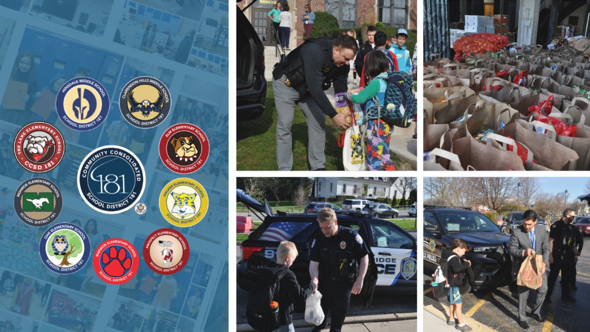Huge thanks to our community for making 'Stuff the Squad' a success! Over 4,000 lbs of food & supplies were collected for HCS Family Services with Burr Ridge, Clarendon Hills, and Hinsdale police departments.
