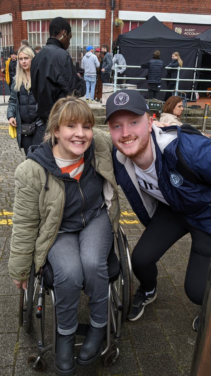 So lovely to meet you on set @ruth_madeley We appreciate you taking the time to meet us ❤️ Can't wait to see much more of Shirley on screen 🤩 #dwsr