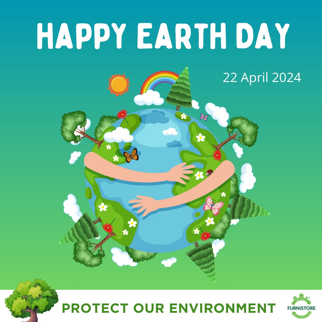 Furnistore's tweet photo. Happy Earth Day!🌍🌳🌈🌞
#Furnistore #Redhill #Furniture #recycle #reuse #prelovedfurniture #secondhandfurniture #unwantedfurniture #recyclereducereuse #charity #SaveFurniture #savedfromlandfill #Recyclefurniture #Reducewasteuk #helptheenvironment #savetheenvironment https://t.co/xisQ8CnBmc