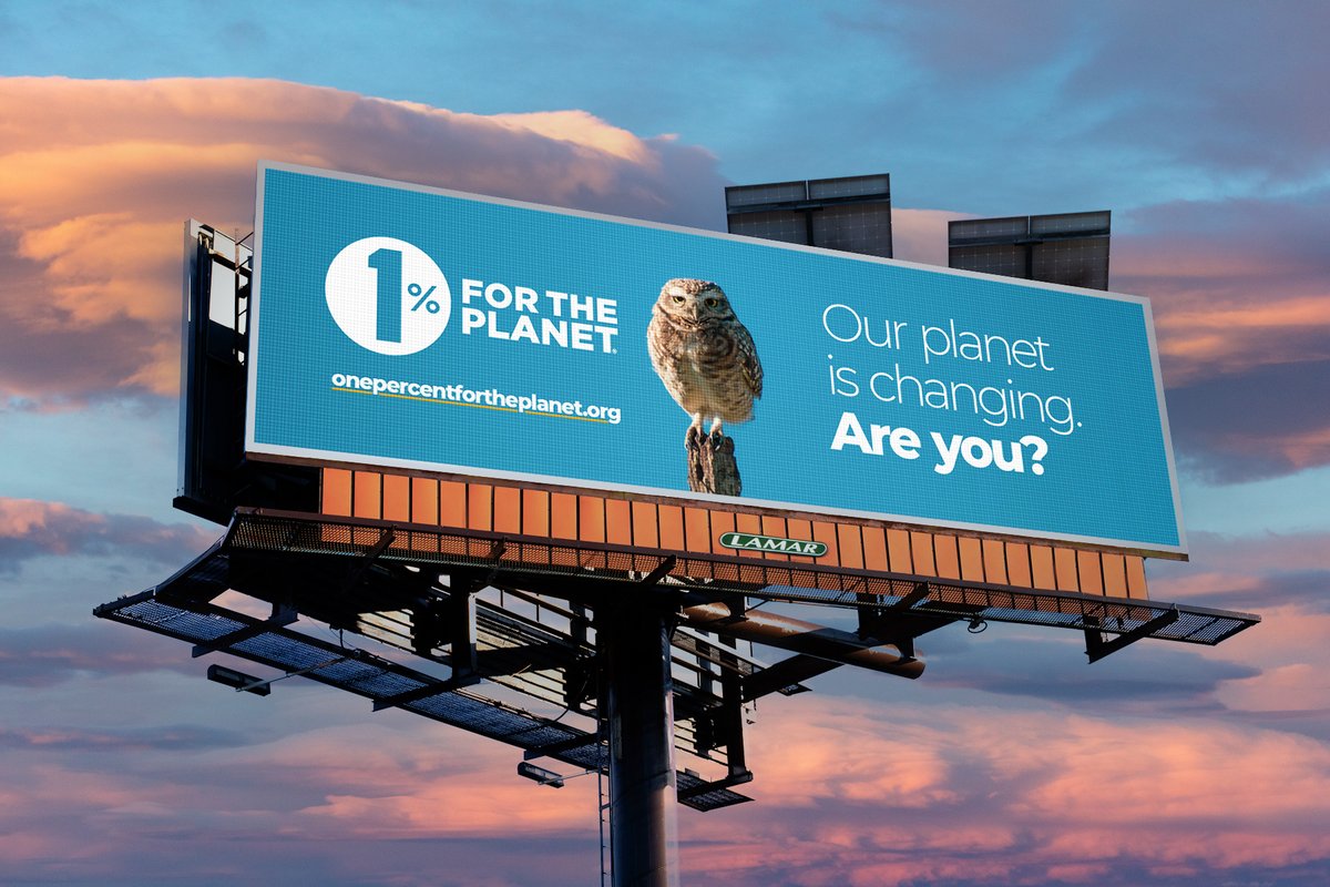 In commemoration of #EarthMonth, we are using our Digital Out of Home network to raise awareness of 1% for the Planet, a global network of 5,200 businesses and 6,700 environmental partners across more than 110 countries. Learn more: onepercentfortheplanet.org @1PercentFTP