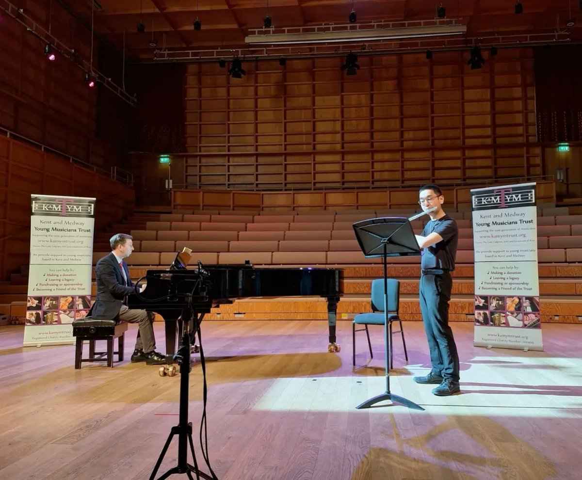 TaingR_'s tweet photo. It was lovely performing at the Colyer-Fergusson Hall as part of the @MusicCanterbury's 82nd season finale - a programme of works by Preußen, Bonis and Arrieu, yesterday. https://t.co/puVRSe7zpW