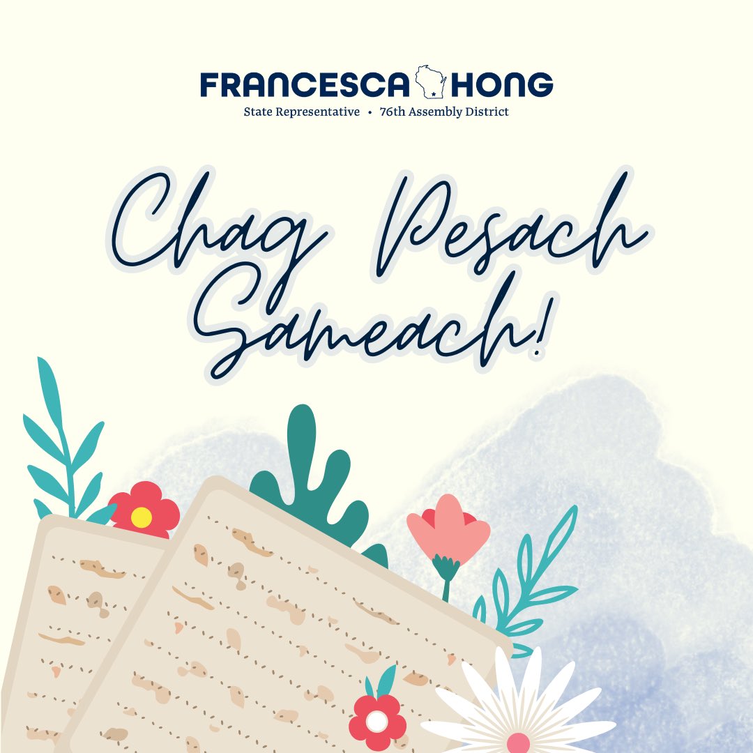 Wishing everyone celebrating in the 76th and across the world a very happy Passover! #ChagPesachSameach