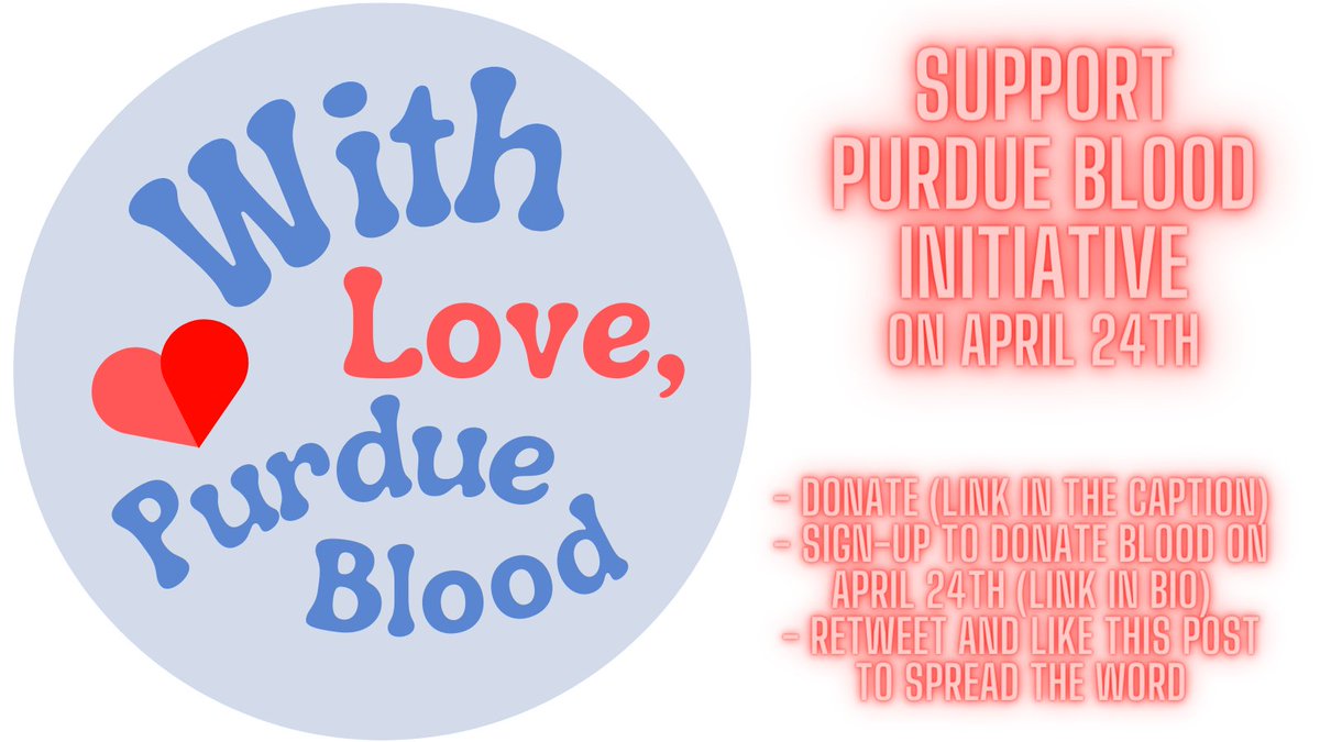 Purdue Blood Initiative tweet media