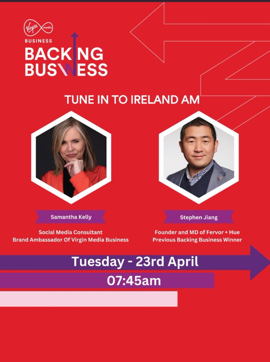 Tune into virgin media TV3 tomorrow morning and catch the fantastic @Tweetinggoddess pass on her knowledge for the benefit of small business. Don't miss it. @VirginMediaNews @VMBusinessIRL @VMBusinessIE