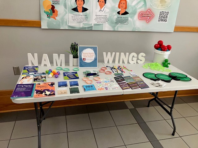 Rodgers is having a mental health table for students this week! Please come check it out and take items from the table. Supplies are donated by NAMI and Wings Across Alabama Peer Organization.