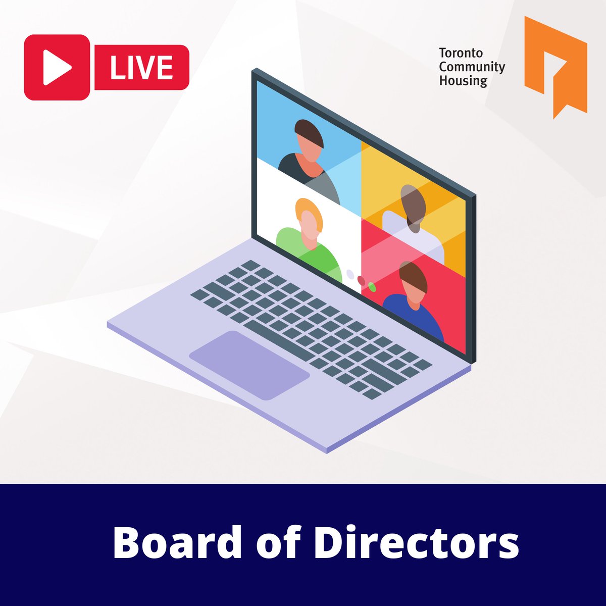 Reminder 🔔
You can watch today's meeting of the #TCHC Board live on YouTube: bit.ly/3w6ClqL