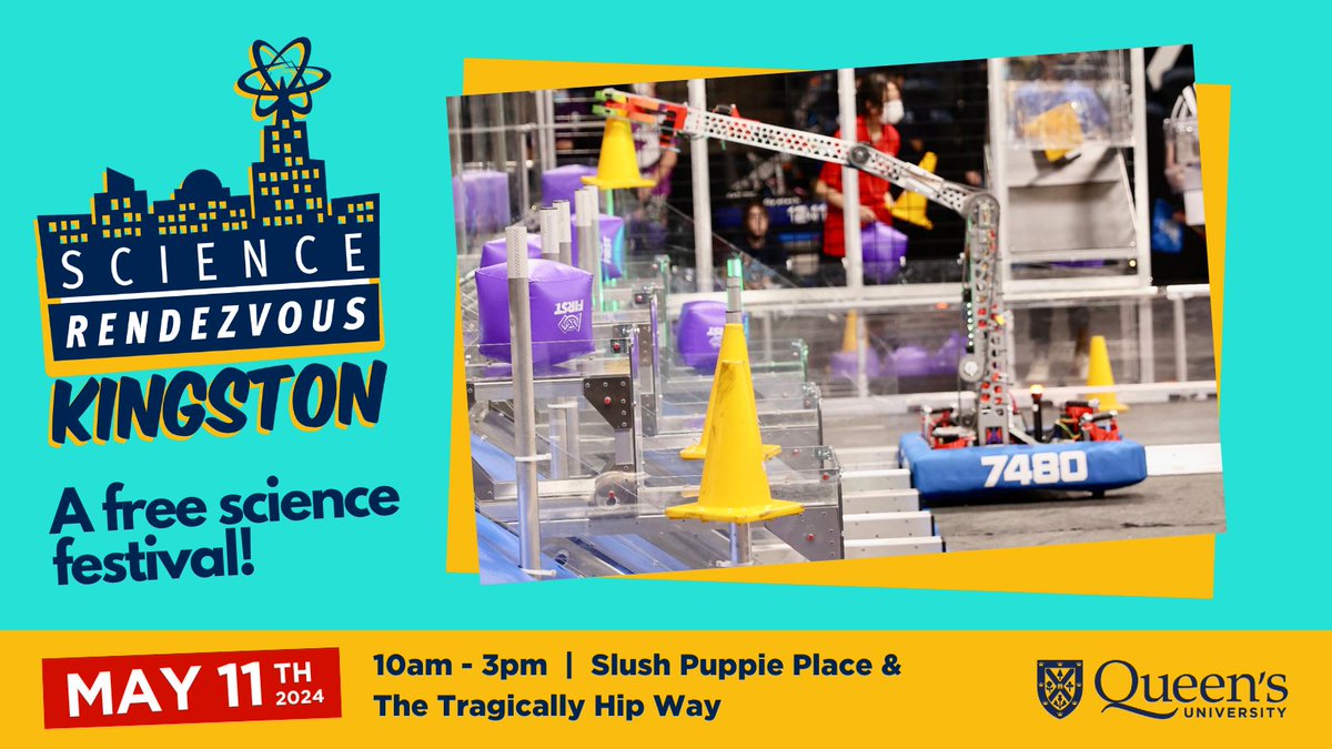 Step into the captivating world of robotics with @frc7480 at #SRKingston2024! Immerse yourself in engineering and teamwork, from mechanics to software to business, game strategy, marketing, and social media. 🔧 Learn more ➡️ bit.ly/3mnRTBj | #SciRen #SciRenInnovate