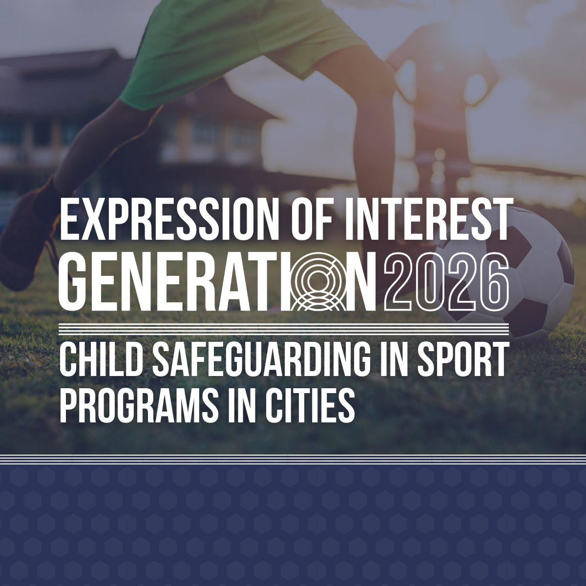 Are you part of a local #sport org in NYC New Jersey, Toronto & Guadalajara & want to increase child #safeguarding in sport? Partner with us! Get to know more about Generation 2026 & submit your expression of interest by May 22 👉 bit.ly/4aVYNBM #TeamHumanRights