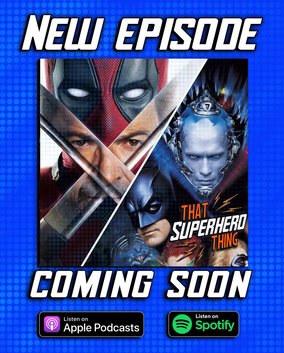 Well #DeadpoolAndWolverine have well and truly f**ked up our plans for this week but we honestly couldn’t be f**kin’ happier… 🤐

This week’s show will now be our long-awaited Batman & Robin review PLUS our Deadpool & Wolverine trailer breakdown!

LFG!!!

#LFG