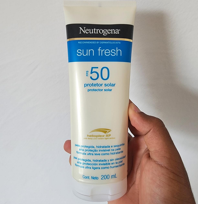 Neutrogena Sun Fresh Protetor Solar Corporal FPS 50, 200ml