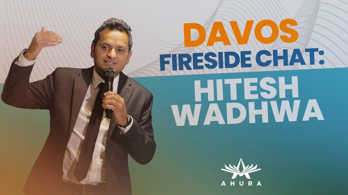 Great conversation on the future of AI! @AhuraAI recently hosted a fireside chat with @HiteshWadhwa, Cloud Business Leader at @Google, @WEF Davos 2024. Watch the video to learn more about the latest technology developments. buff.ly/3W1djnC