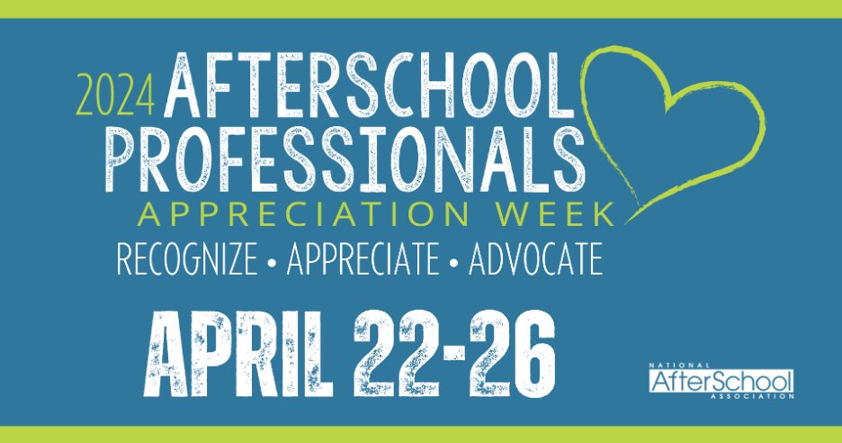 It’s Afterschool Professionals Appreciation Week, and we want to thank all afterschool professionals in Lake County public schools for providing quality programs that make a difference in the lives of our youth! This week celebrates you: the #HeartOfAfterschool!