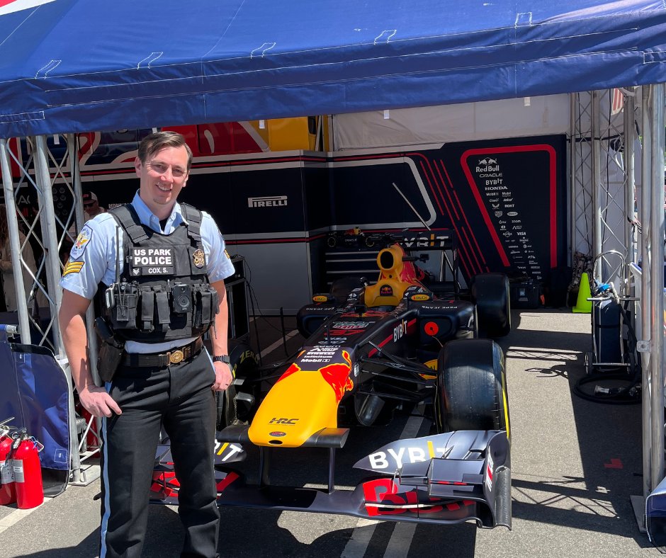 It definitely isn't every day that we patrol a racecourse set up on Pennsylvania Avenue for a Formula 1 car 🏎️!