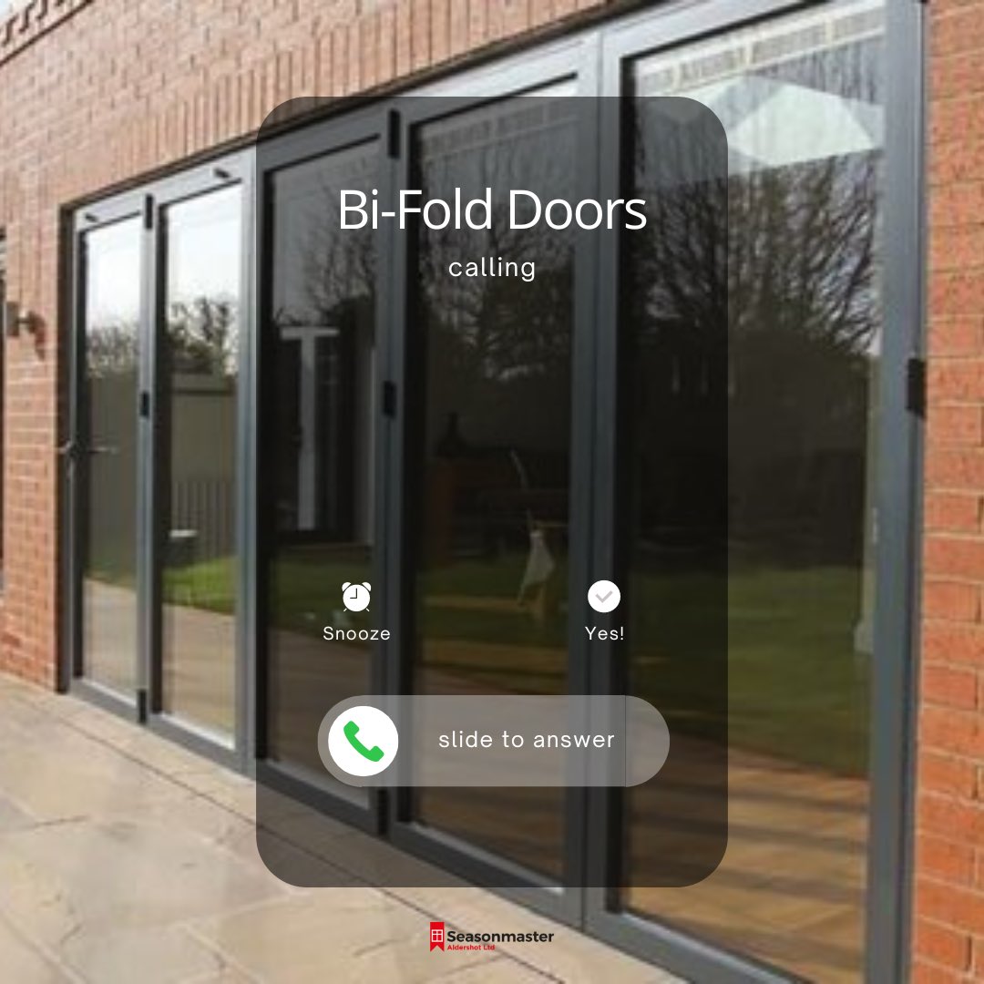 BIFOLD DOORS CALLING📞🚪

The Seasonmaster Aluna Bifold system offers a versatile, slimline system for single doors, French doors and bifolding doors and windows. 

Enquire today📞

#aldershot #aluminiumdoors #aluminiumbifolds #secondaryglazing #homeimprovement #familyrunbusiness