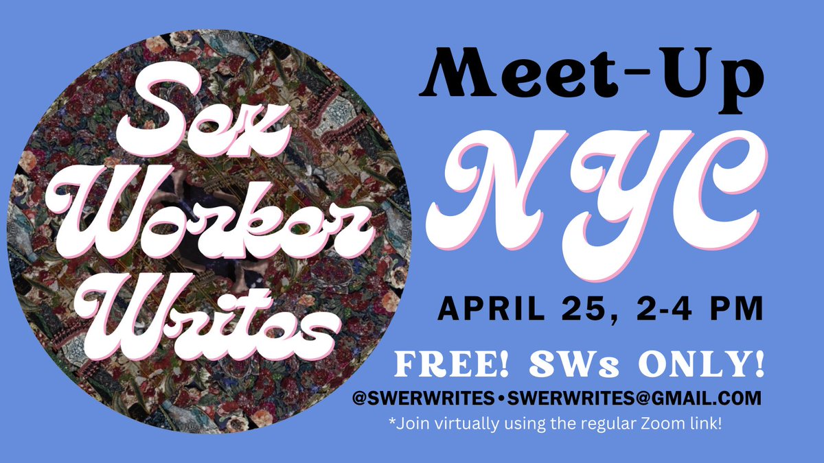 Absolutely giddy about our first in-person meeting! DM or email for location.