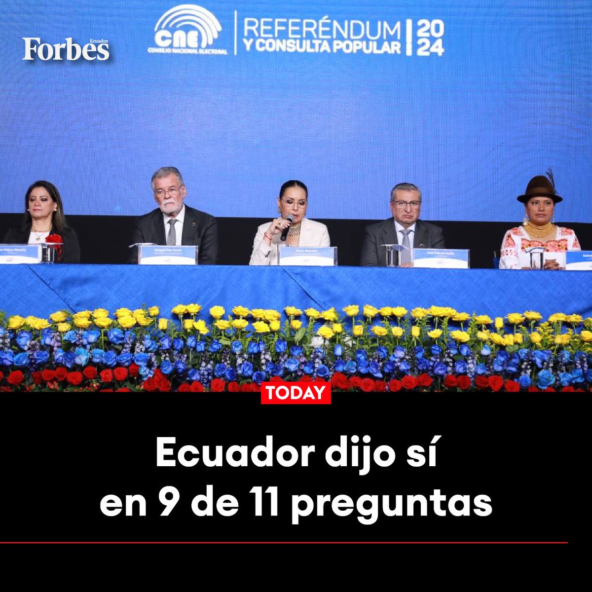 El 72 % de los electores decidió sobre la consulta popular y referéndum.  Las 9 preguntas en las que triunfó el sí están enfocadas en la lucha contra la inseguridad. El contrato por horas y el arbitraje internacional recibieron el rechazo: i.mtr.cool/fvvtjfwpwt