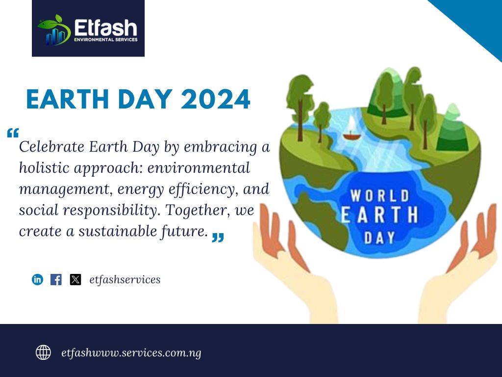 Plus, our Social Responsibility initiatives ensure we're giving back to the community.

Together, we can make a difference!

#earthday #sustainability #managementsystem #energymanagementsystem #environmentalmanagement #socialresponsibility #greenfuture #etfashservices