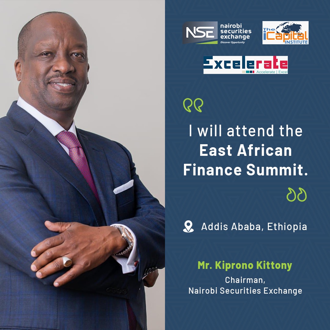 Secure your spot today! Register now for our upcoming event and join us for an unforgettable experience at the East Africa Finance Summit in Addis Ababa, Ethiopia. #NSEMarketPlace