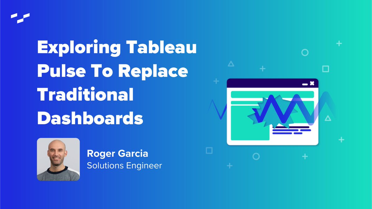 Can Tableau Pulse replace your need for dashboards?

Find out here 👉🏻 bit.ly/3Jll14a