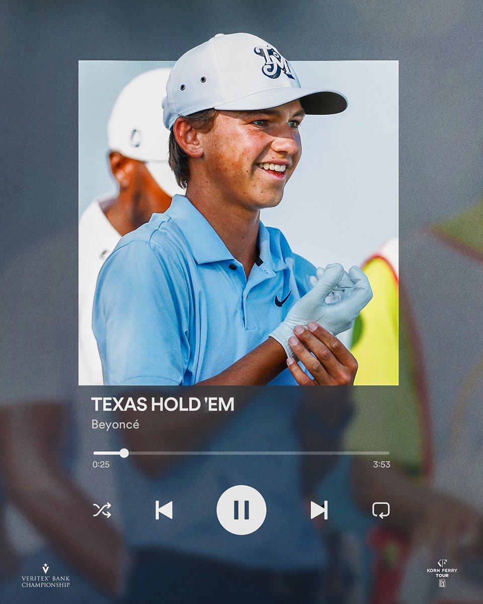 KornFerryTour's tweet photo. See you in Texas 👋

With his T20 finish at the LECOM Suncoast Classic, 15-year old Miles Russell earns himself a spot in this week's Veritex Bank Championship. https://t.co/XG2M27qRXs